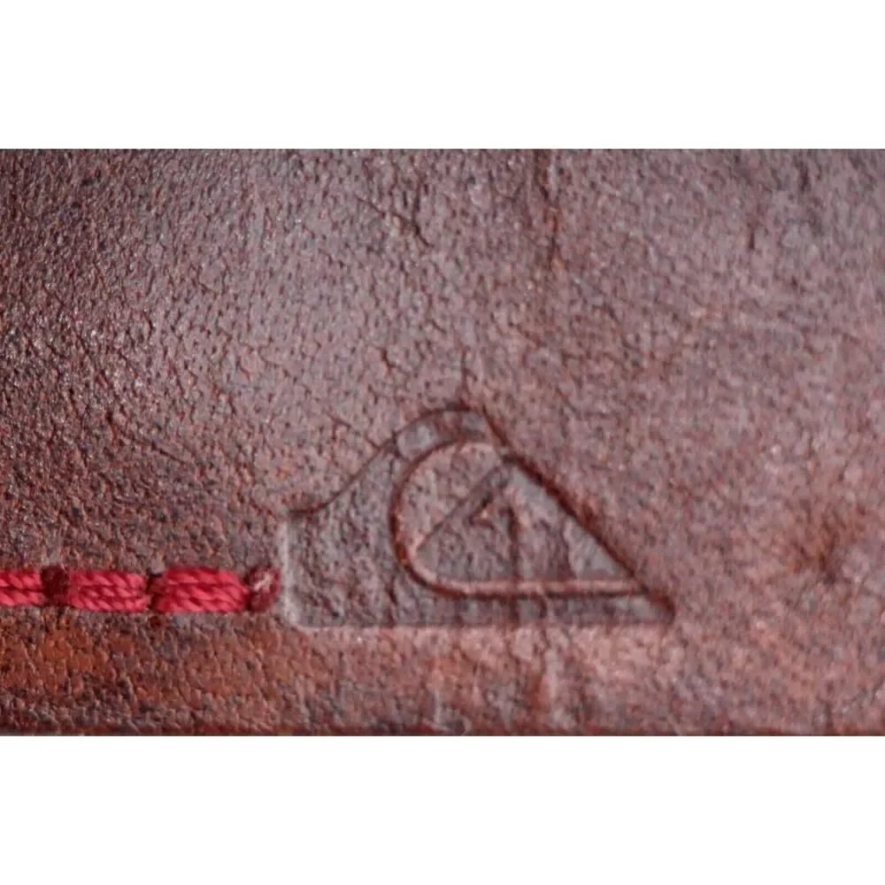 Quiksilver SADDLE BROWN GENUINE LEATHER 1.3/8